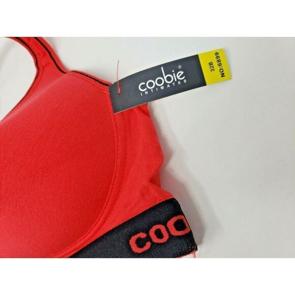 COOBIE SPORTS BRA STYLE 6899 SIZE 32B RED NEW WITH TAGS - Picture 4 of 4